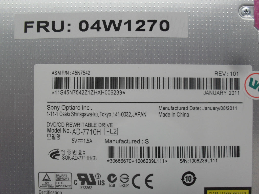 Lenovo Mb - 04W1270
