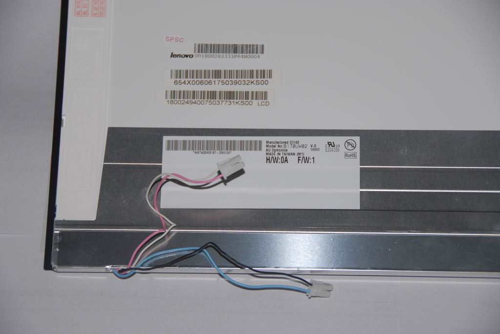Lenovo Assembly Lcd 17 Wuxga Auo W/P - 18002833