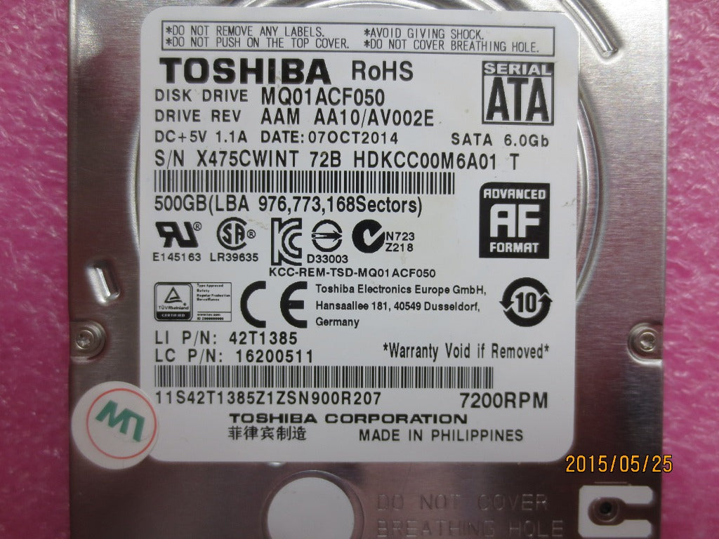 Lenovo Hd Hard Drives - 04X5950