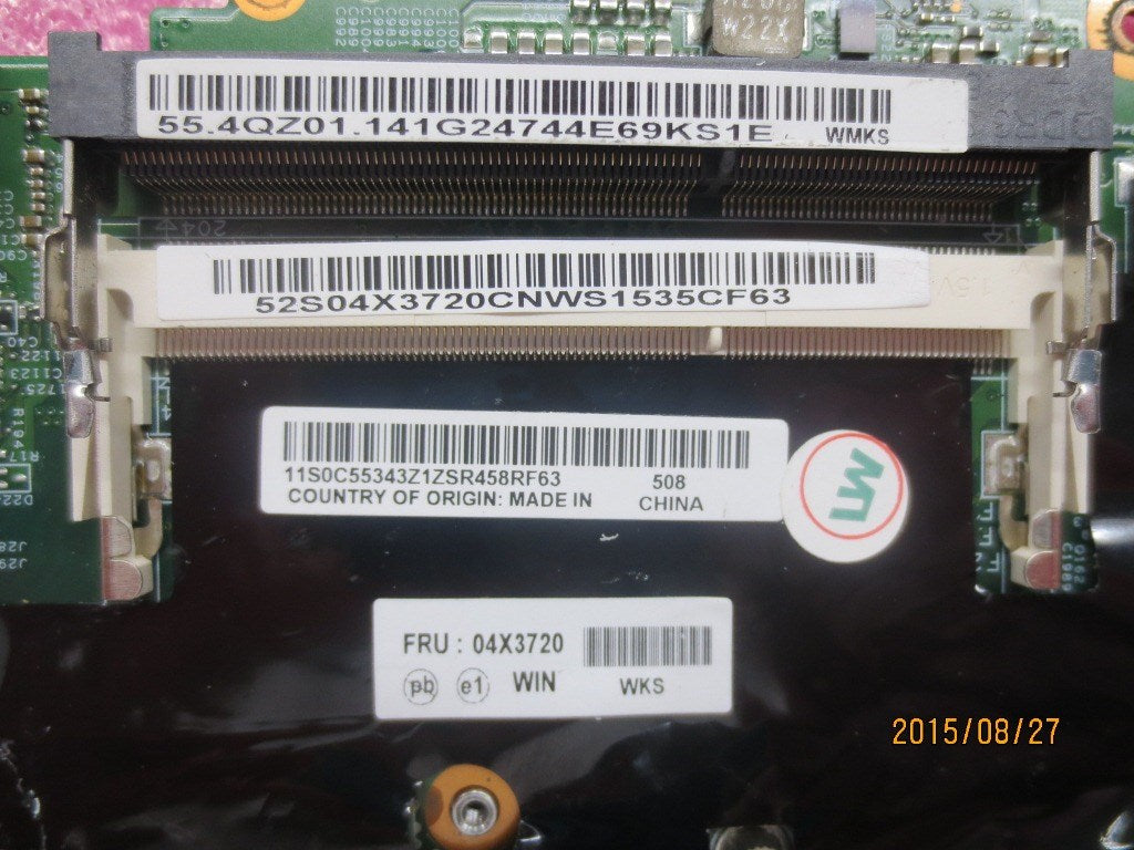 Lenovo Shinai-4 Fru Planar I5-3210M O - 04X3720