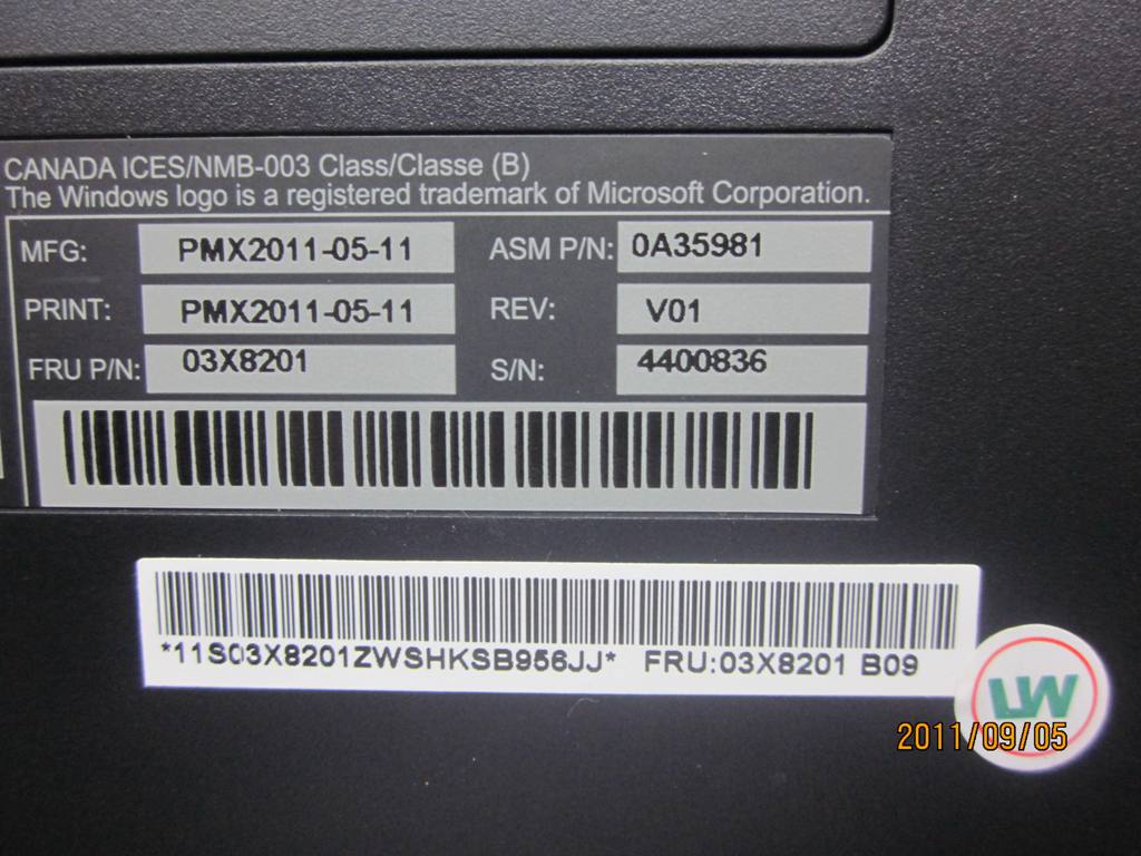 Lenovo 03X8201 - Part