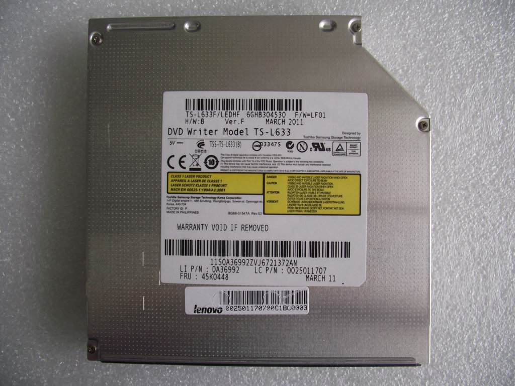 Lenovo 25011707 Dvd-Rw Ts-L633F Slim Rambo W/O