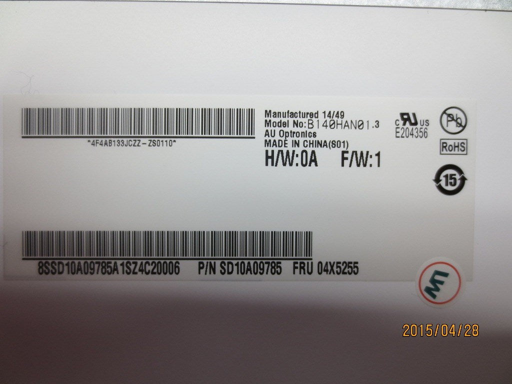 Lenovo Lcd Panels - 04X5255