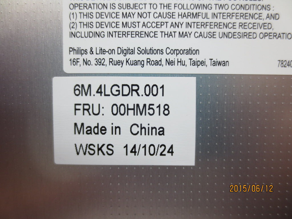Lenovo Optdrive Smd,Plds,Sata,95Mm,X2 - 00HM518