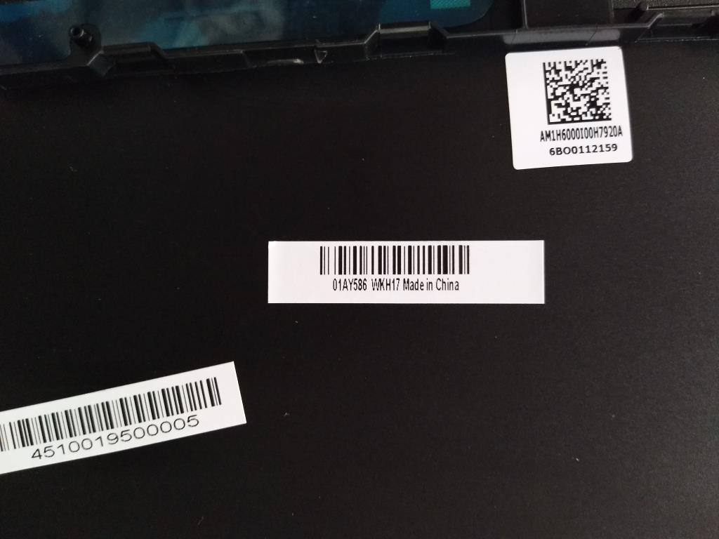 Lenovo Lcd Cover 3D Black New - 01AY586