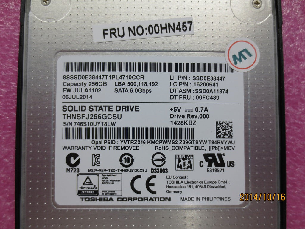 Lenovo Sd Solid State Drives - 00HN457