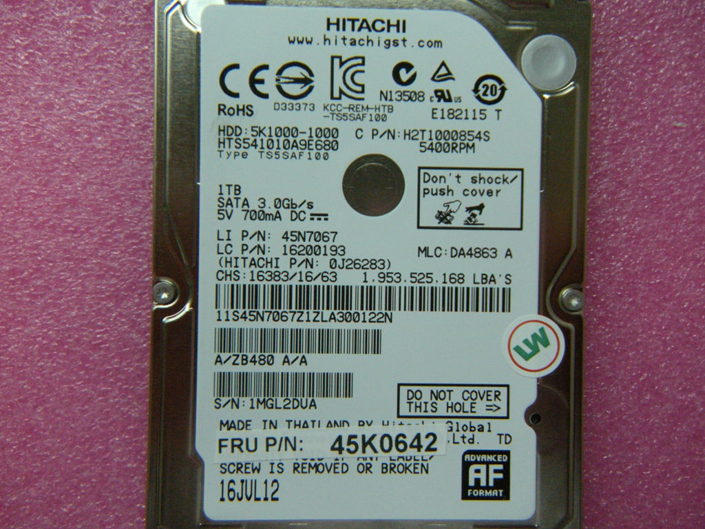Lenovo 45K0642 - Part