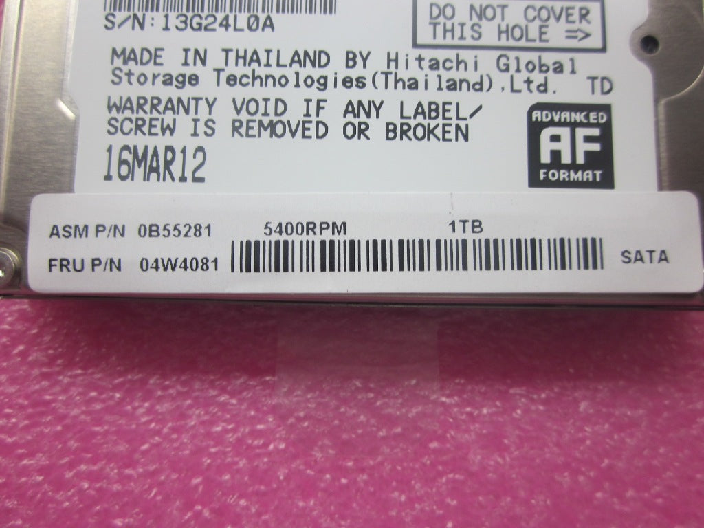 Lenovo Hd Hard Drives - 04W4081