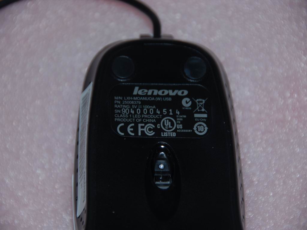 Lenovo 25008379 Mice Primax Lxh-Moanuoa(W) Usb