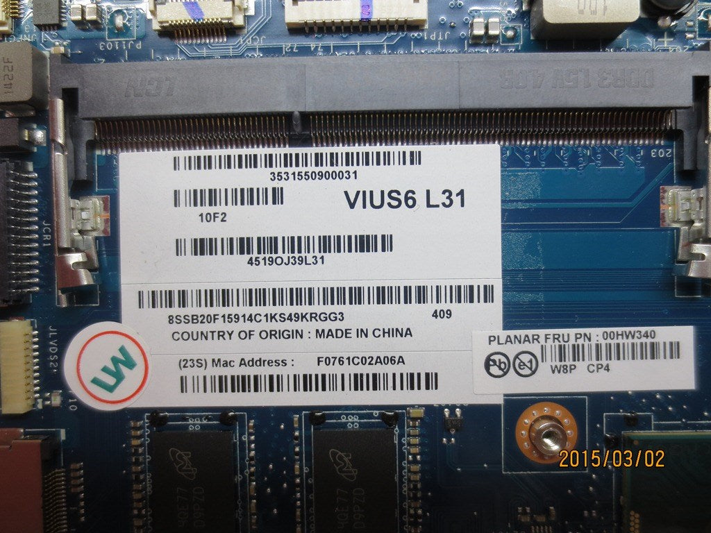 Lenovo Replacement Part - 00Hw340