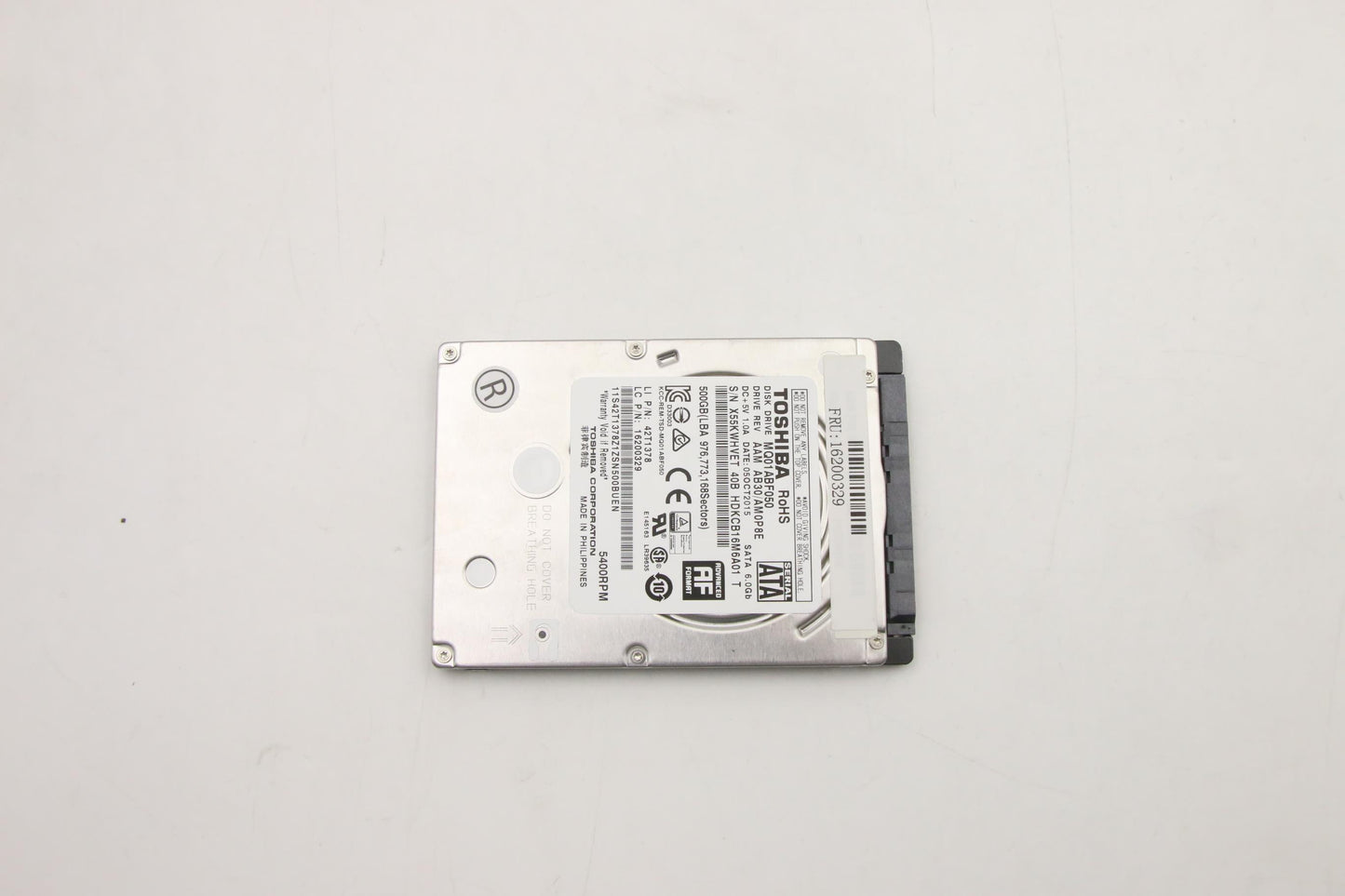 Lenovo Mq01Abf0507Mm5.4Krpm500Ghddtpg - 16200329