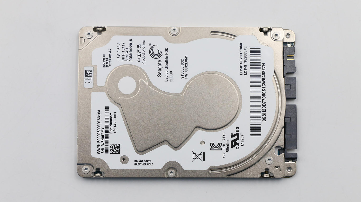 Lenovo 16200575 St500Lt032 6G 5Mm 500G Hdd