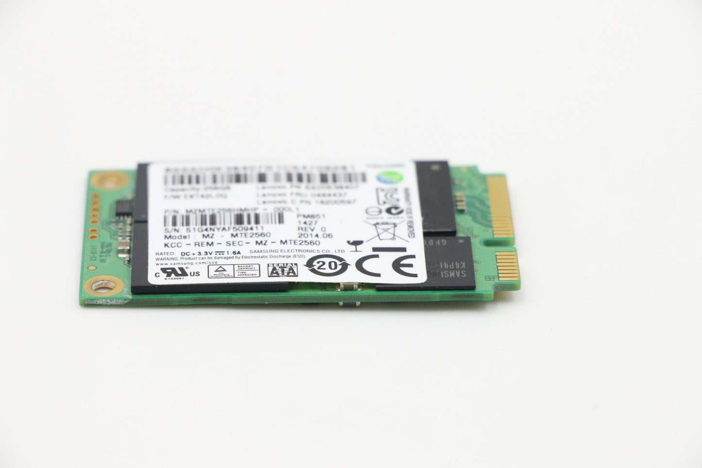 Lenovo Samsung Mzmte256Hmhp 256Gb Msa - 16200597