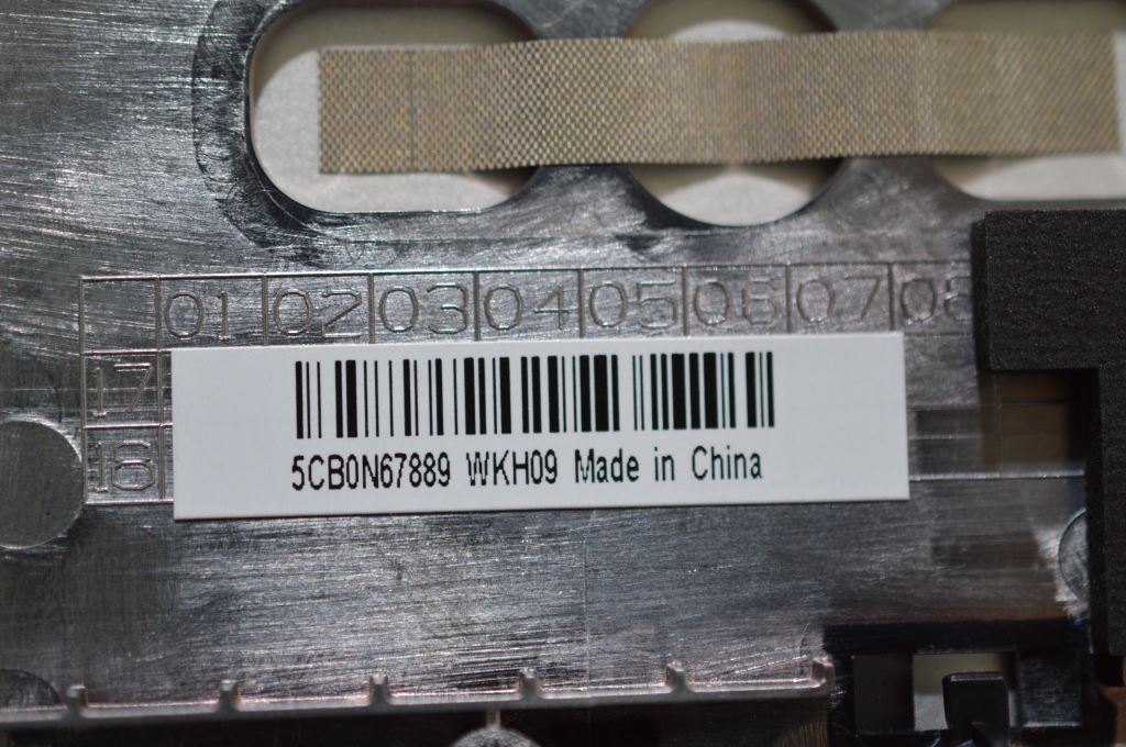 Lenovo Up Assembly Silver W/Keyboard - 5CB0N67889