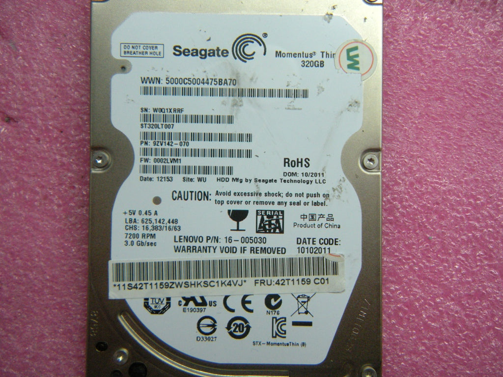 Lenovo Hard Drive - 42T1159