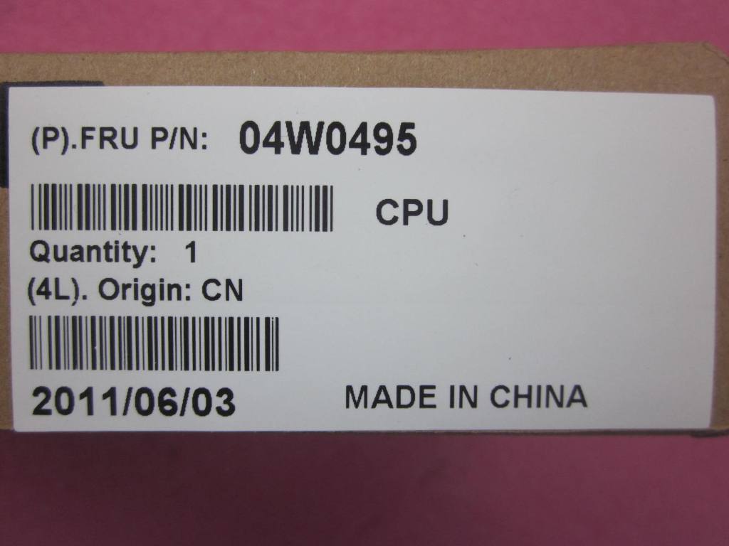 Lenovo Pu Processors - 04W0495