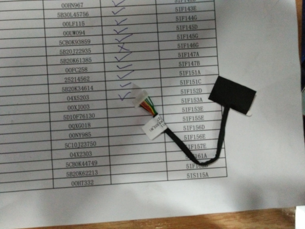 Lenovo Ct Cables Internal - 00XJ003