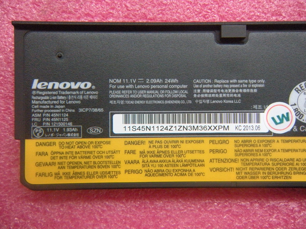 Lenovo 45N1125 Ba Rechargeable Batteries