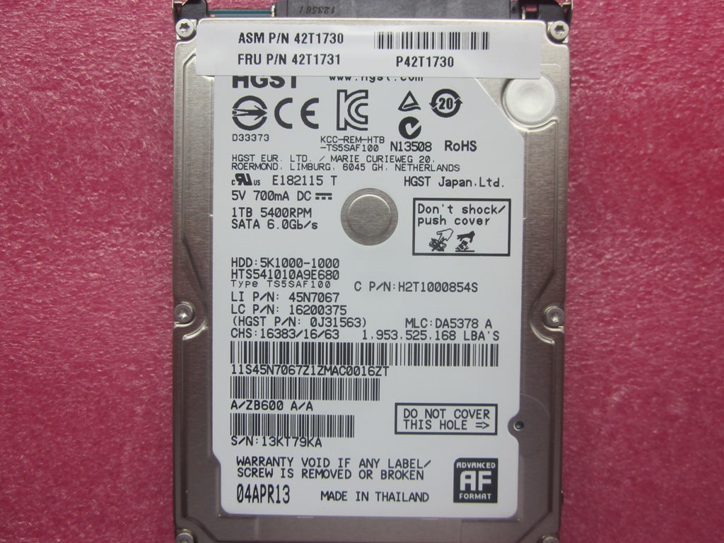 Lenovo Hd Hard Drives - 42T1731