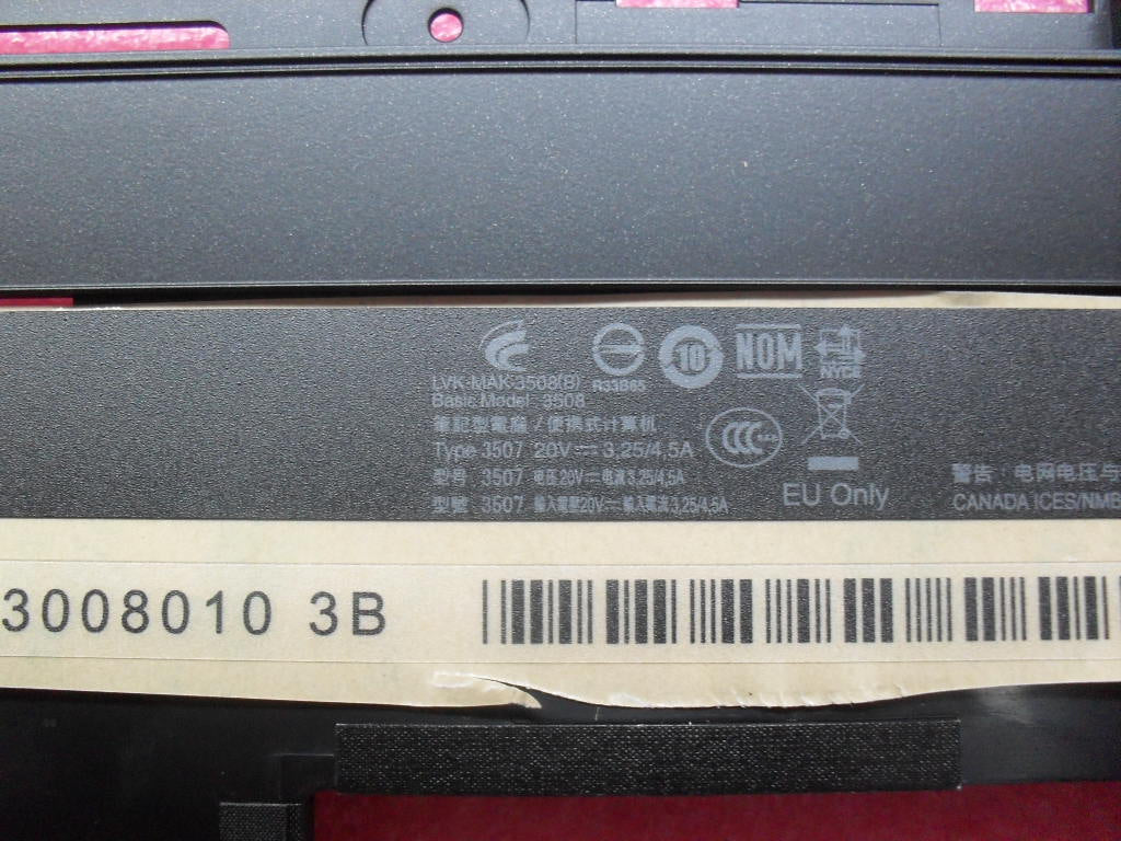 Lenovo Cover Basecvr 3507Bk - 60Y5268