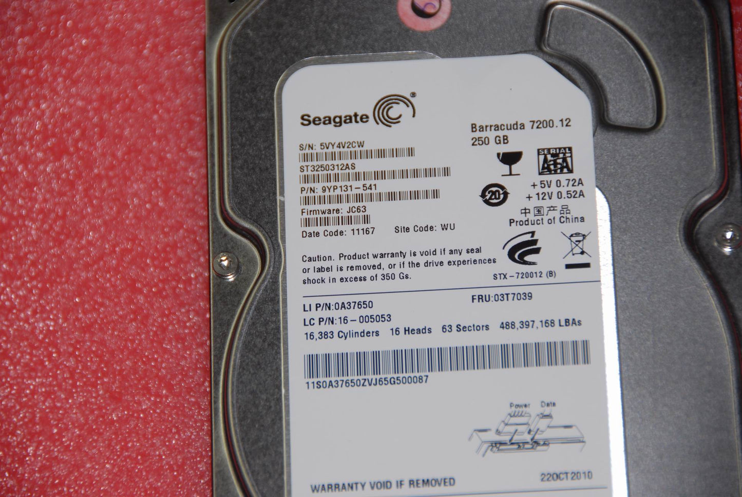 Lenovo 16005053 Hdd-Lh St Pharaoh Sata6Gst3250