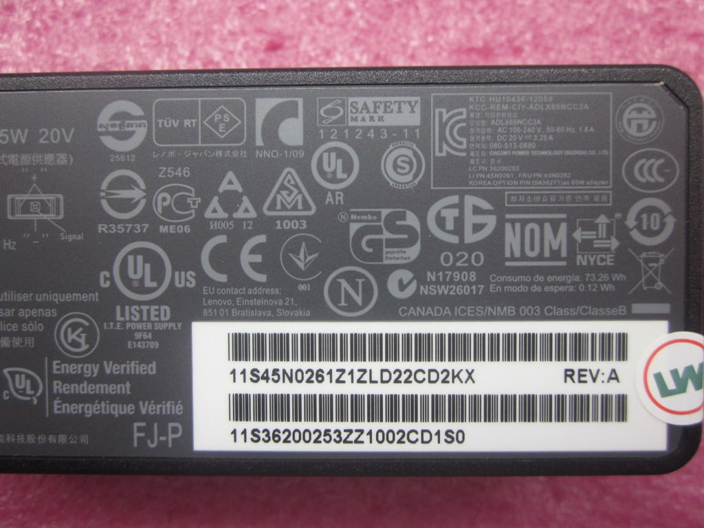 Lenovo 45N0262 Ad Ac Adapters