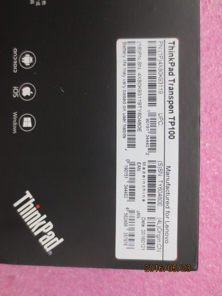 Lenovo Tab Acc Bo Thinkpad Transpen ( - 03X7174