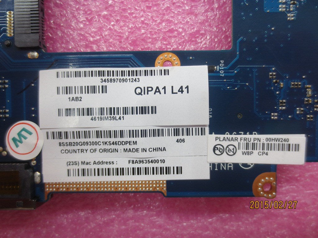 Lenovo Mb Assembly - 00HW240
