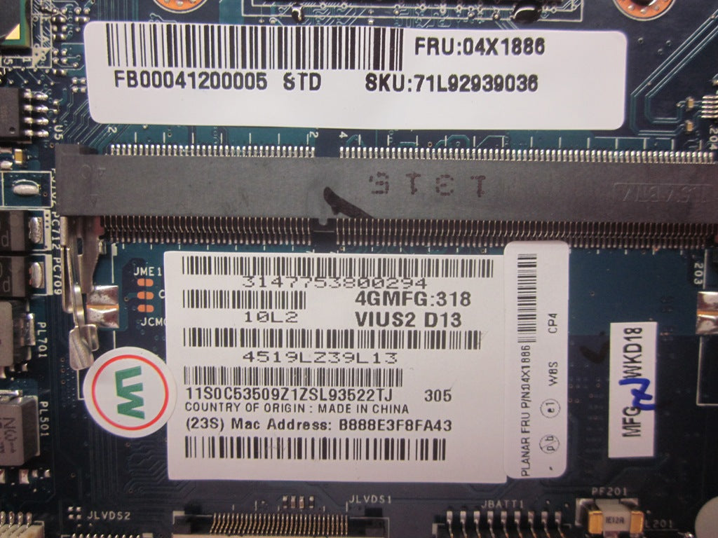 Lenovo Replacement Part - 04X1886