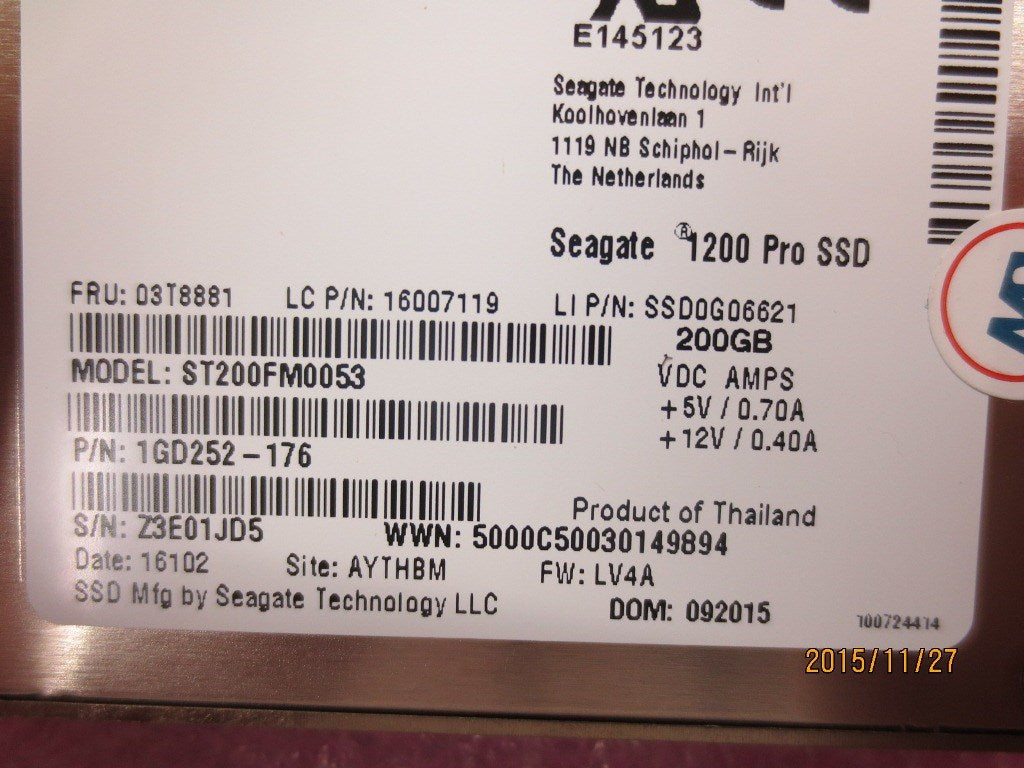Lenovo Sd Solid State Drives - 03T8881
