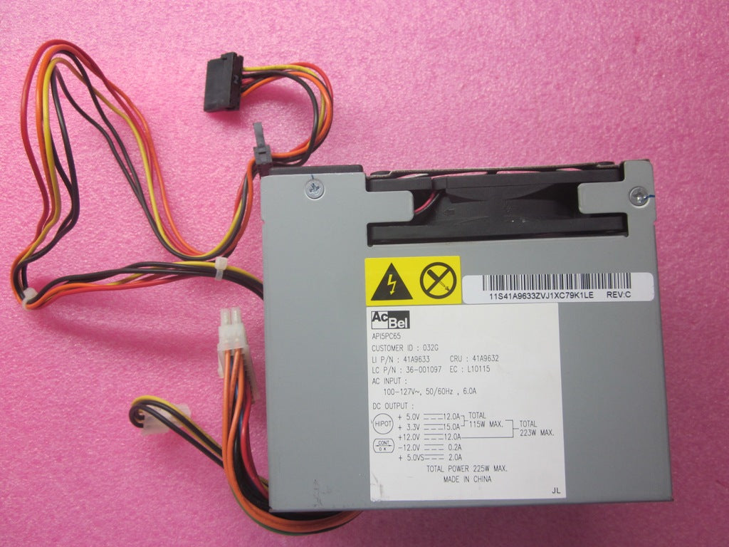 Lenovo Powersup Cru, 225W P/S - 41A9632