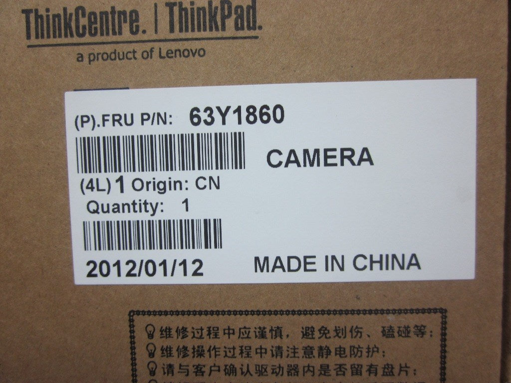 Lenovo 63Y1860 Camera Camera - Front Side