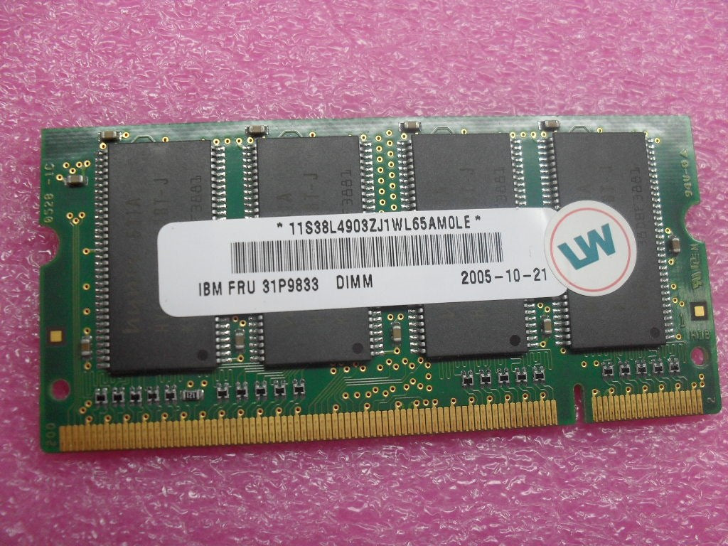 Lenovo 512Mb Ddr - 31P9833