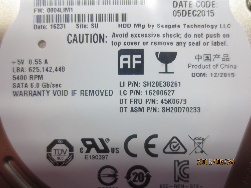 Lenovo 45K0679 Hard Drives