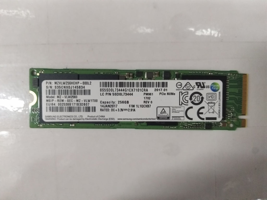 Lenovo Ssd_256G-Pcie Samsung A-Sync - 5SD0L73444