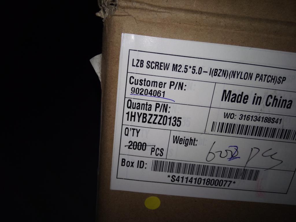 Lenovo Ks Kits Screws And Labels - 90204061