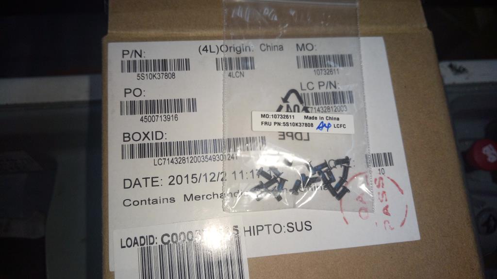 Lenovo Ks Kits Screws And Labels - 5S10K37808
