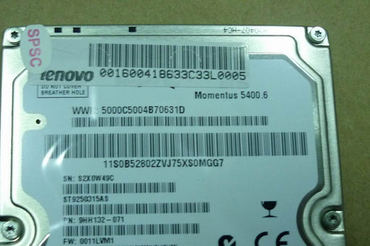 Lenovo 16004186 Hdd 250G Seagate St9250315As