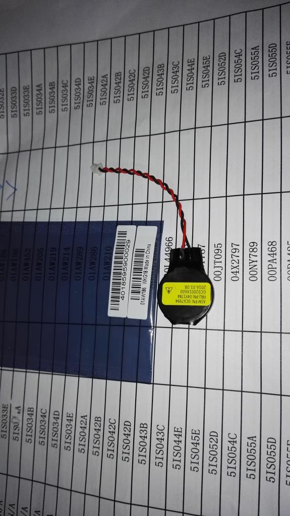 Lenovo Cb Cmos Batteries - 01AW186