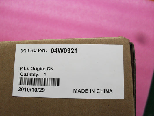 Lenovo 04W0321 - Part