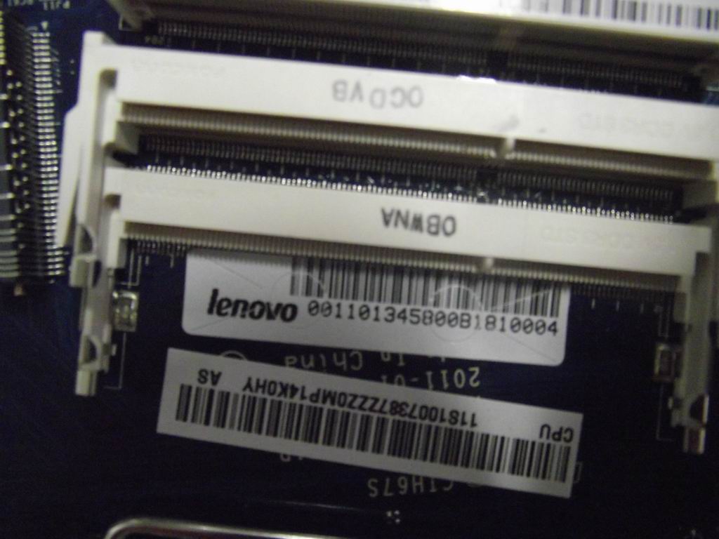 Lenovo 11013458 Mb B520 H67 N12P Gt1 1G W/O Me