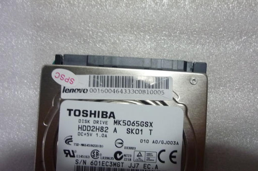 Lenovo 16004643 Hdd Toshiba Mk5065Gsx 5400Rpm