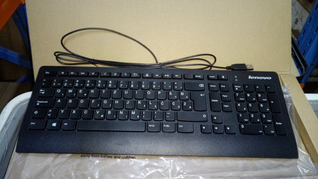 Lenovo 54Y9529 Keyboard Edge Kb New F5,Usb,Si