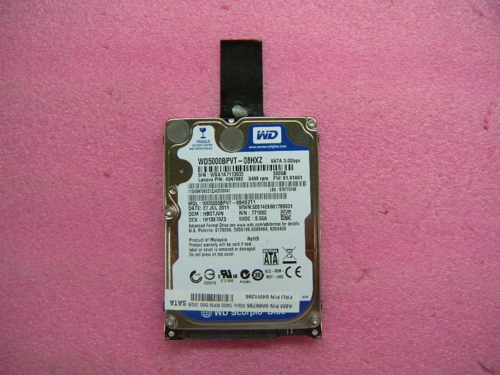 Lenovo Hard Drives - 04W1295