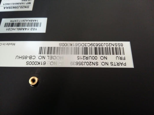 Lenovo Nbkyb Carling Kbd,Hu,Cny - 00UR215