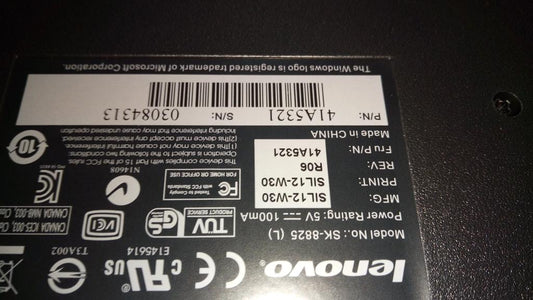 Lenovo Keyboards External - 41A5321