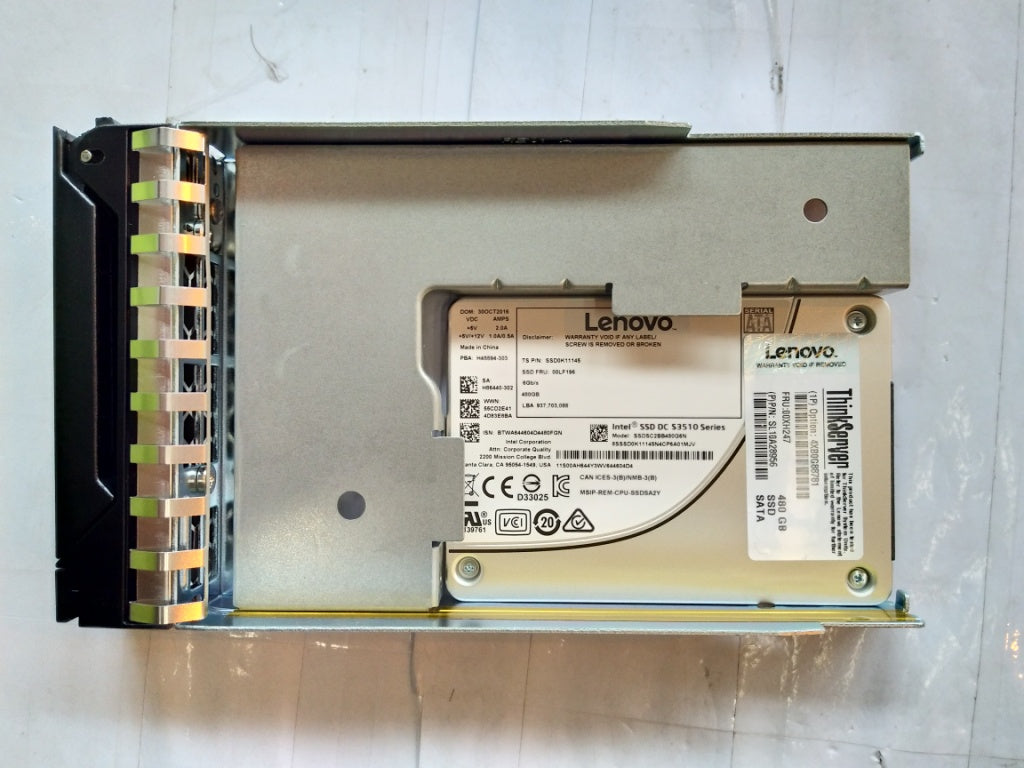 Lenovo Ssd Asm Hs 480Gb 6Gb Sata 2.5- - 00XH247