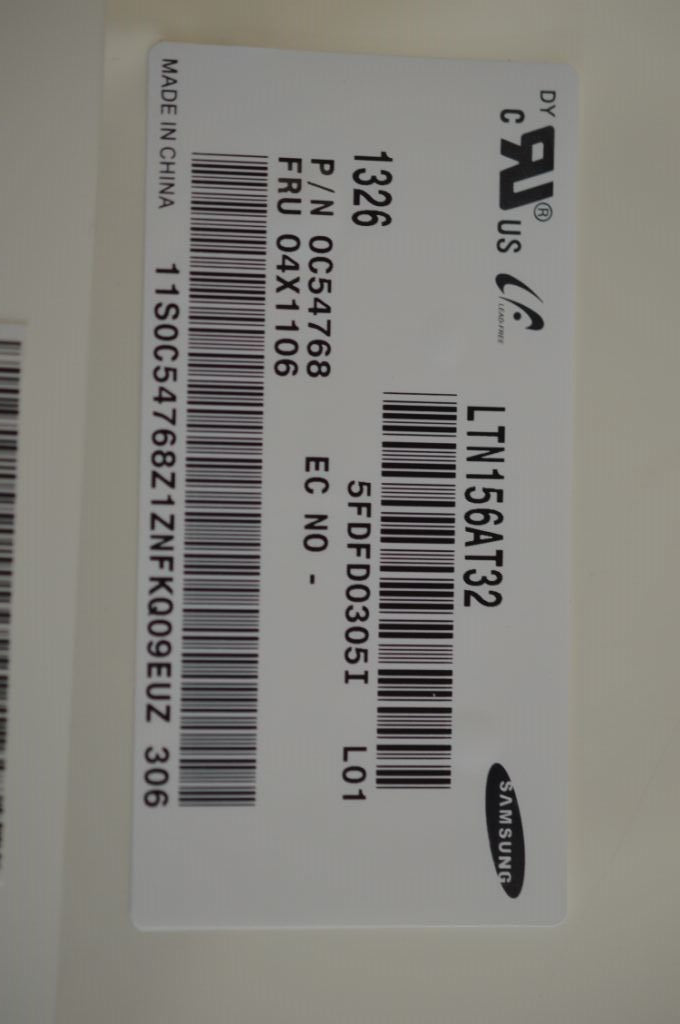Lenovo Tfd Lcd Panel Sec Ltn156At32 L - 18200969
