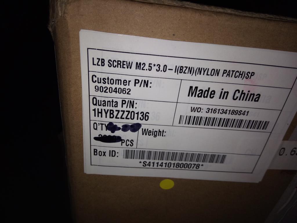Lenovo Ks Kits Screws And Labels - 90204062