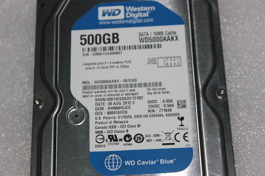 Lenovo 16200186 Hdd-Lh Wd 500G Disty Wd5000Aak